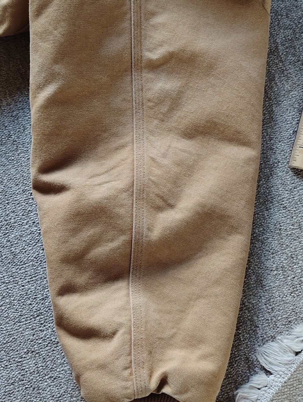 Carhartt Men's Brown Hooded Zip Front Quilt-Lined Insulated Jacket XL - Picture 11 of 16